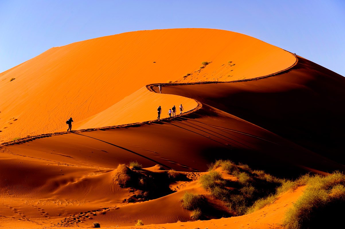 Namibia landscape at safari camp